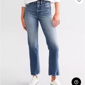 BKE Billie Cropped Straight Jeans